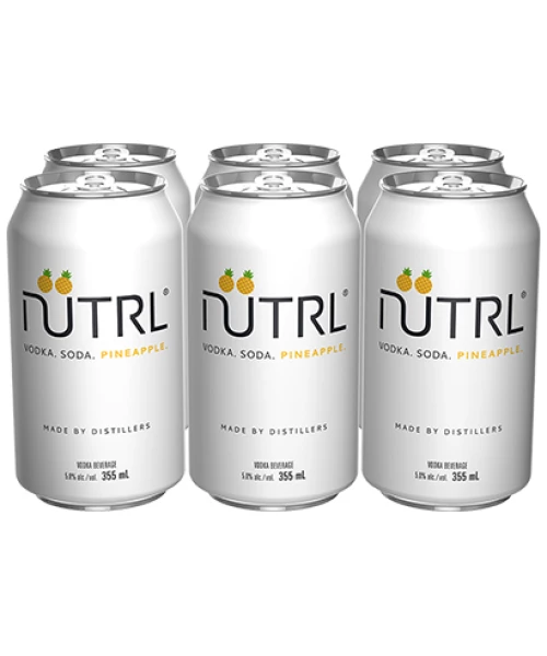 Nütrl Vodka Soda Pineapple 6 Pack Cans
