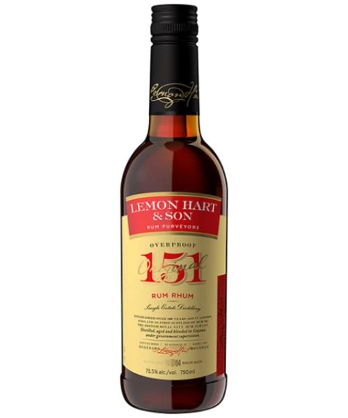 Lemon Hart 151 Demerara Overproof Rum